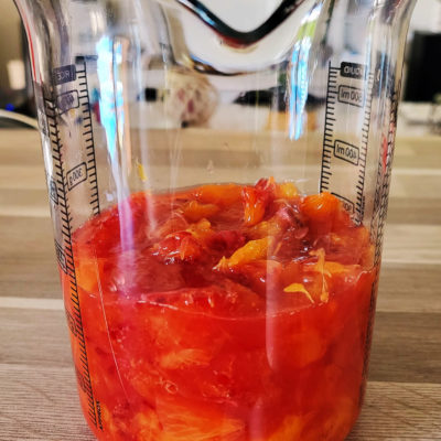 Rhum Oranges Sanguines Preparation